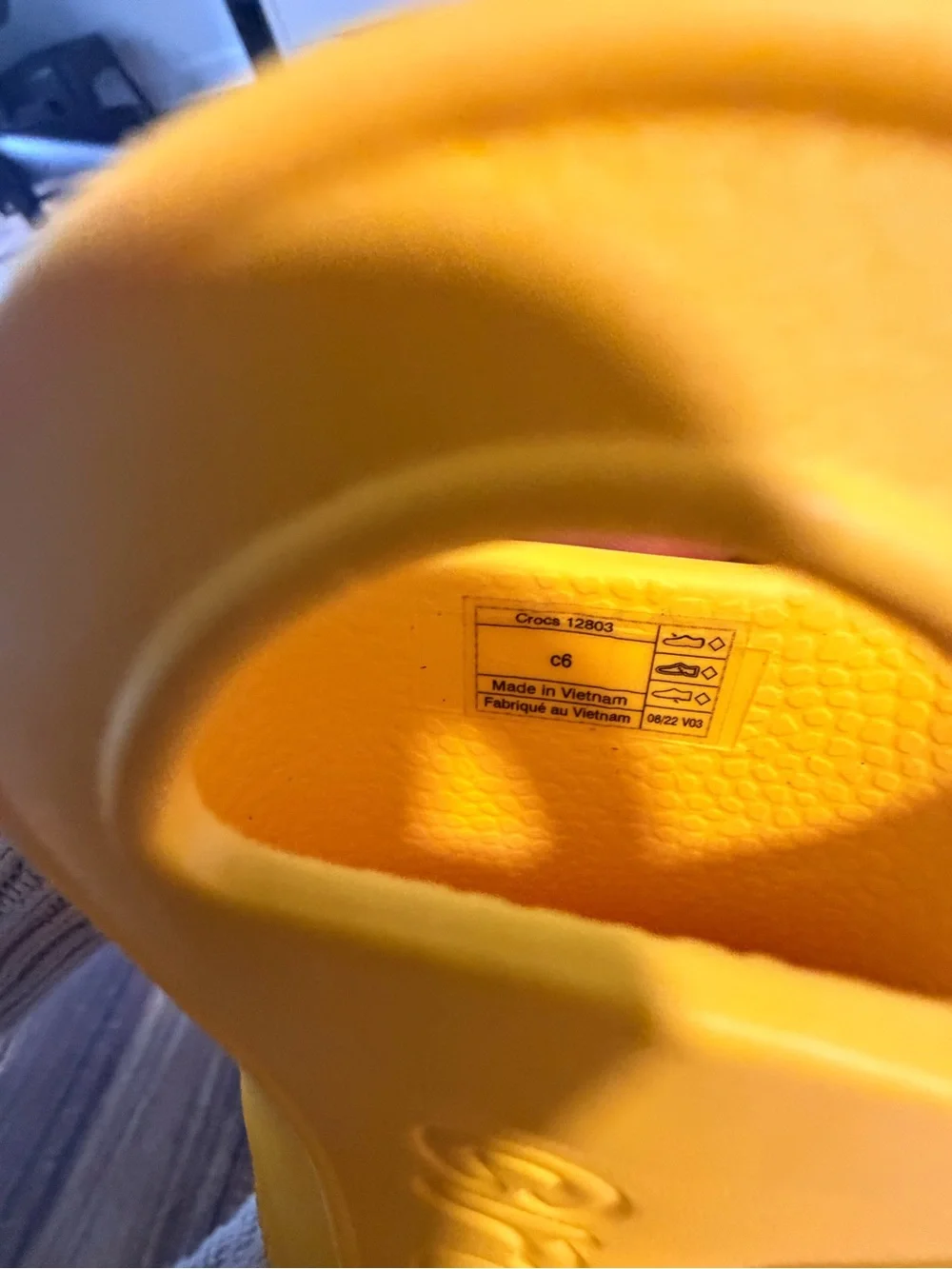 CROCS bright yellow